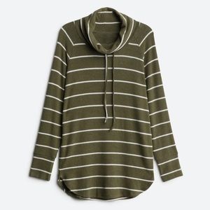 Tarlio Brushed Cowl Neck Knit Top